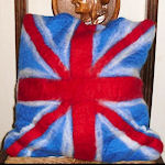 Union Jack cushion